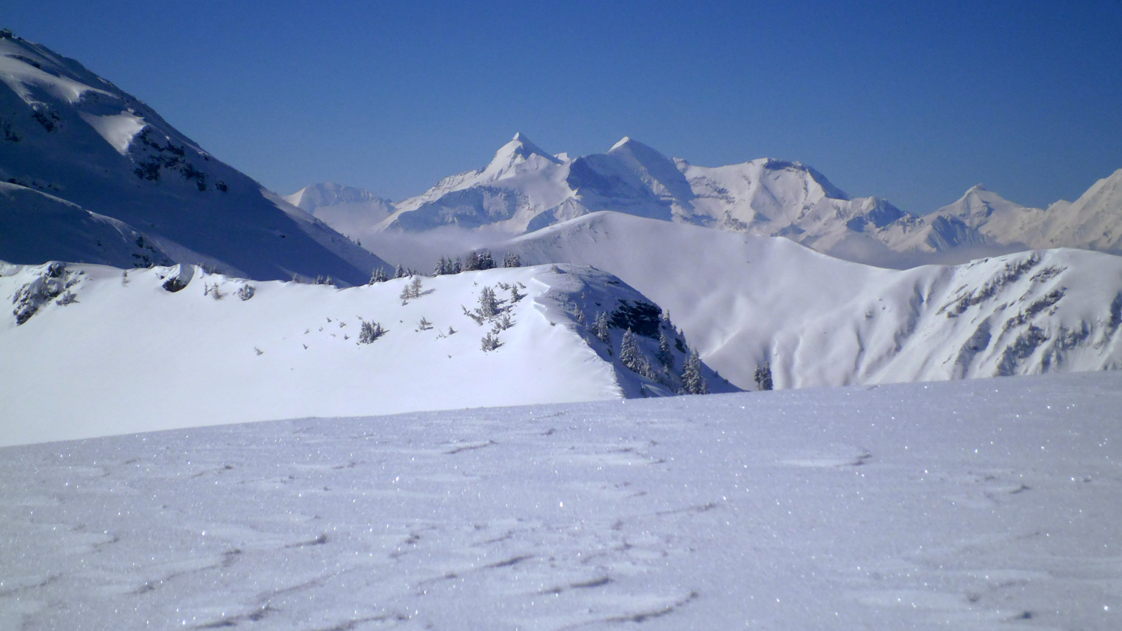 Großer Wiesbachhorn a Langeckről