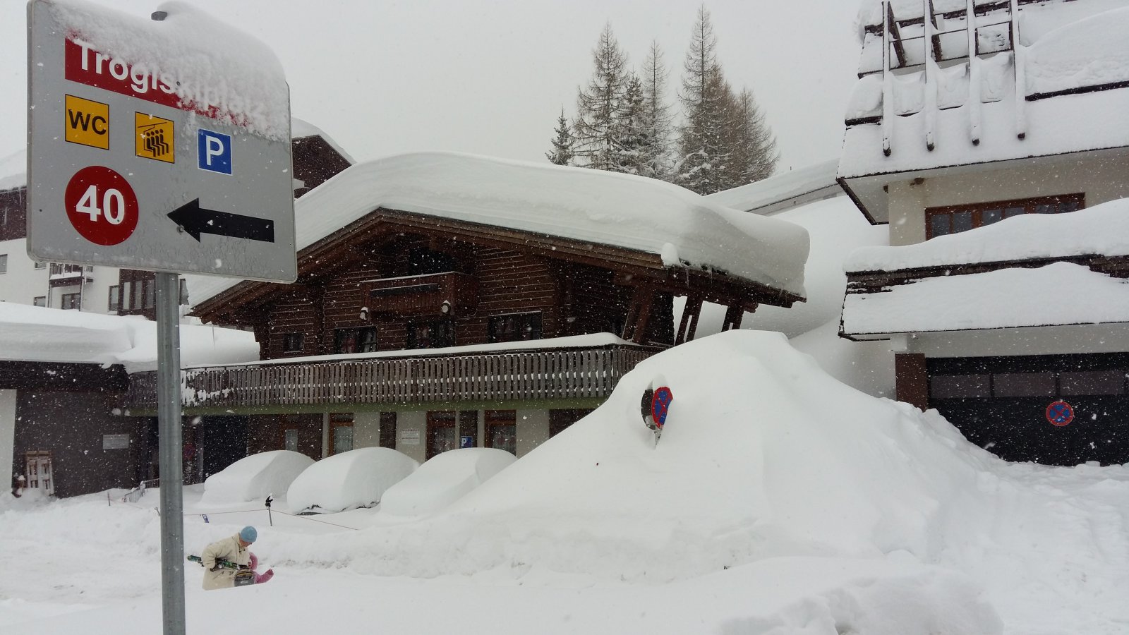 60 cm friss hó esett Nassfelden.