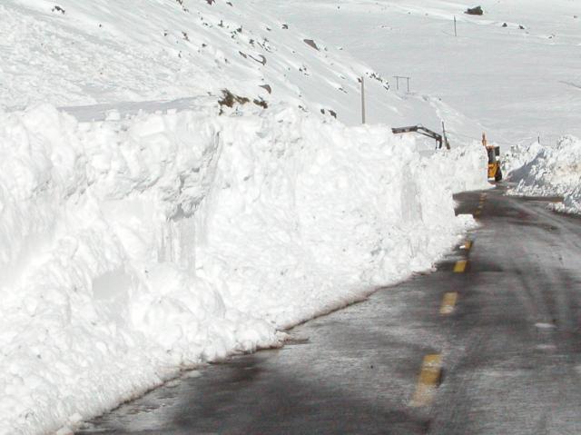 Hóhelyzet a határon  (Kép: http://www.vialidad.cl)