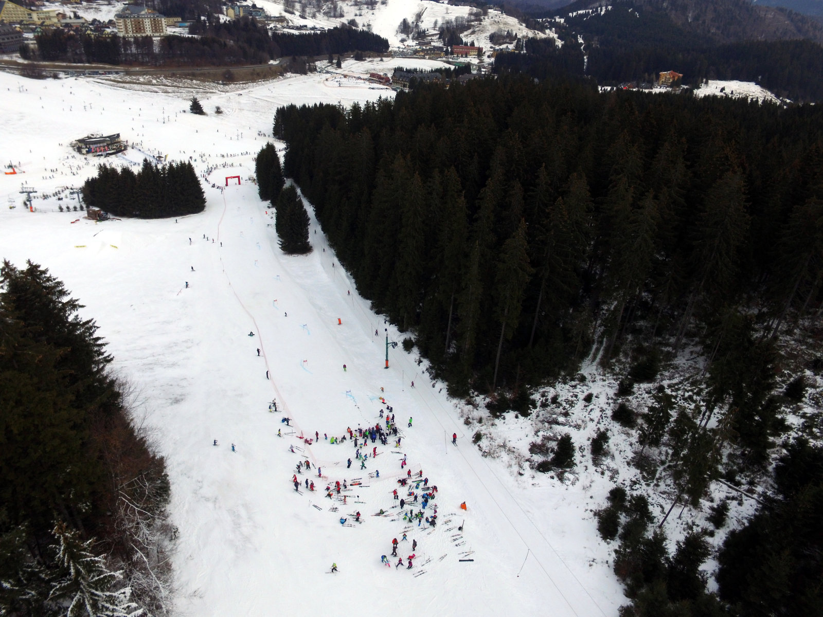 Donovaly madártávlatból | Fotó: sielok.hu 2016.02.06.