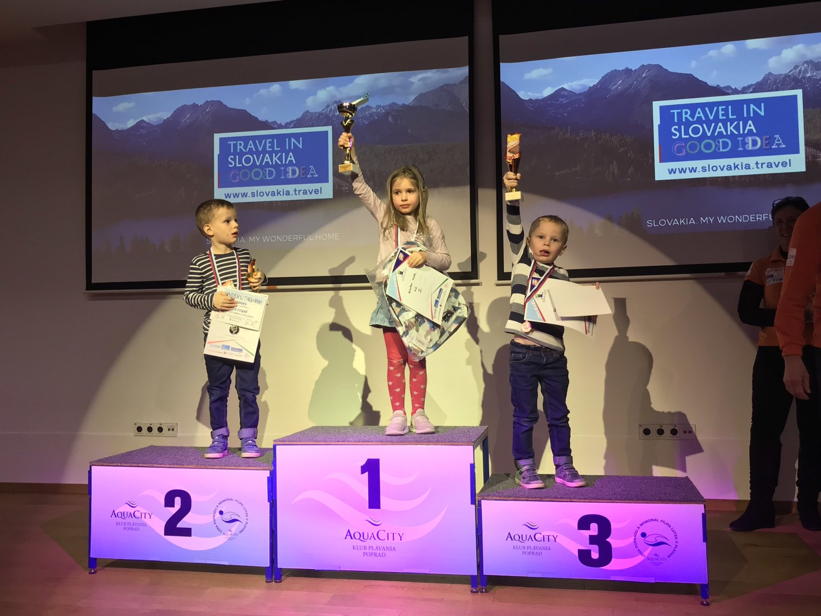 A legkisebb korosztály győztesei