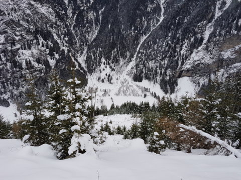 Az alsó nagy tisztás felülről