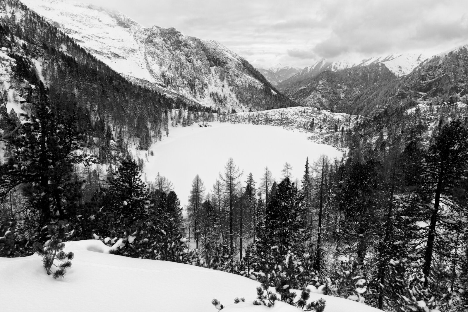 A Reedsee 1900m-ről nézve