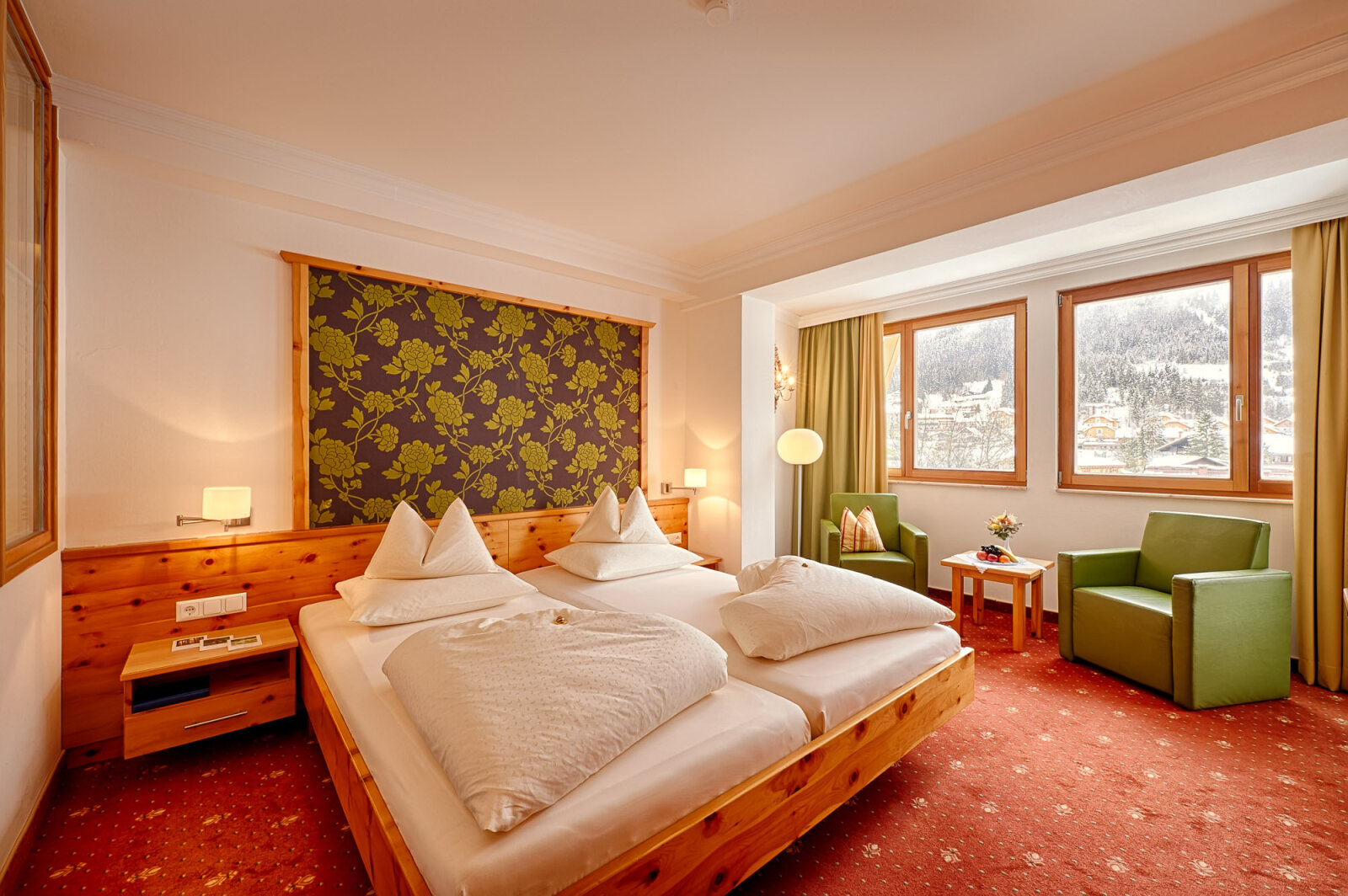 Cirbolyafenyő kétágyas szoba