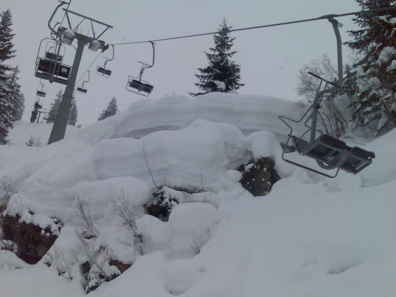 Stuben: hóréteg kb. 4m