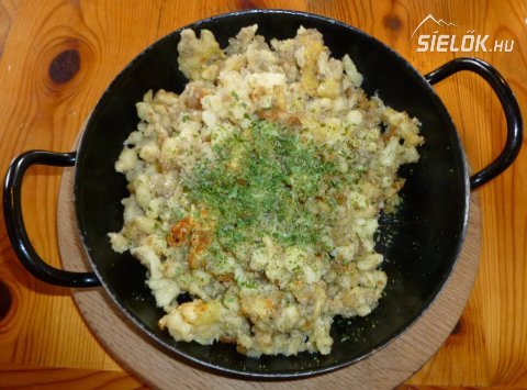 Käsespätzle  - osztrák sajtos nokedli