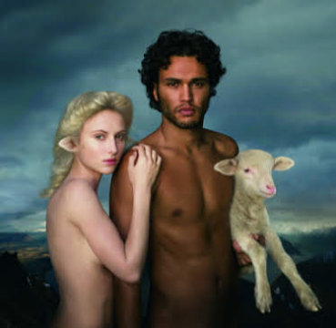 A poszter üzenete: Az új-zélandi tiszta merinó gyapjúból készülő Icebreaker hiteles és természetbarát outdoor öltözet