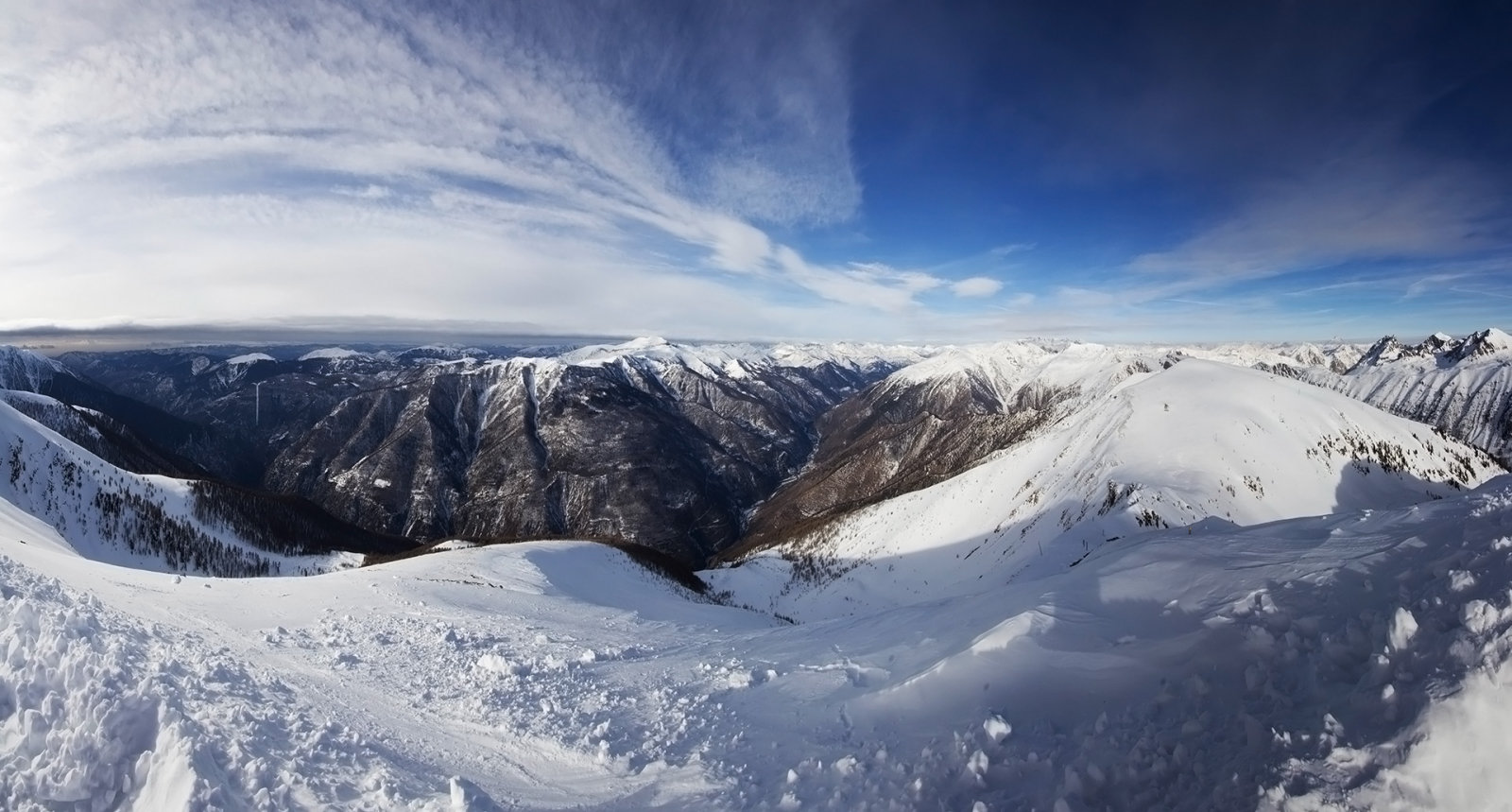 180 fokos panoráma a csúcson