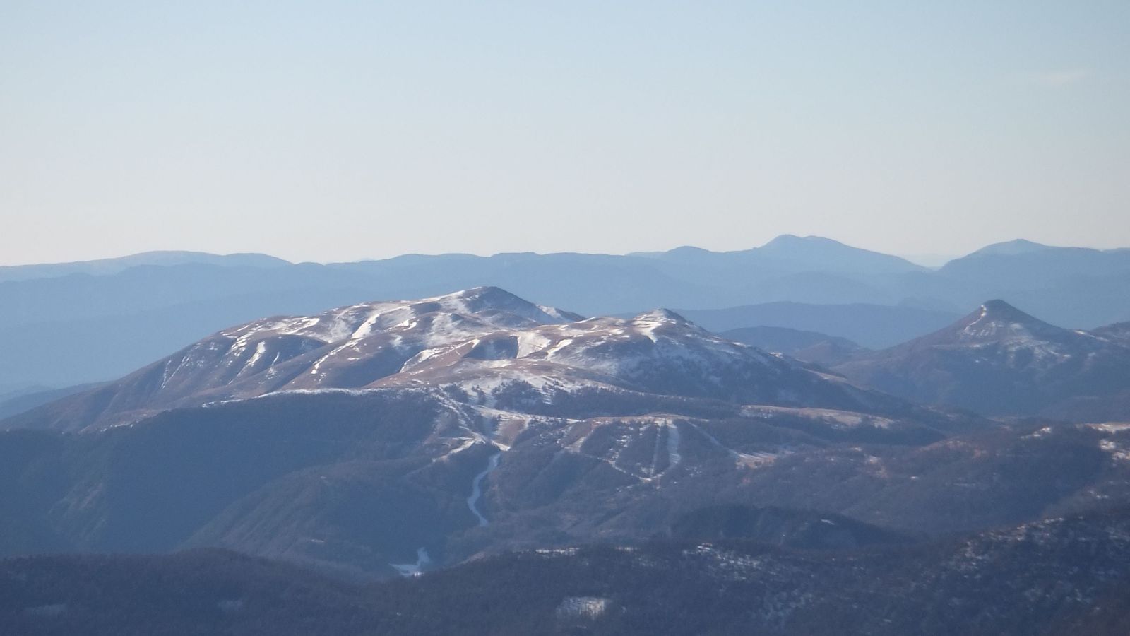 Beuil - Valberg síterepe a Sisteron csúcsról