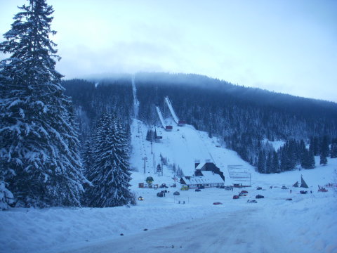 A 84-es olimpiai sísáncok Igman-on.