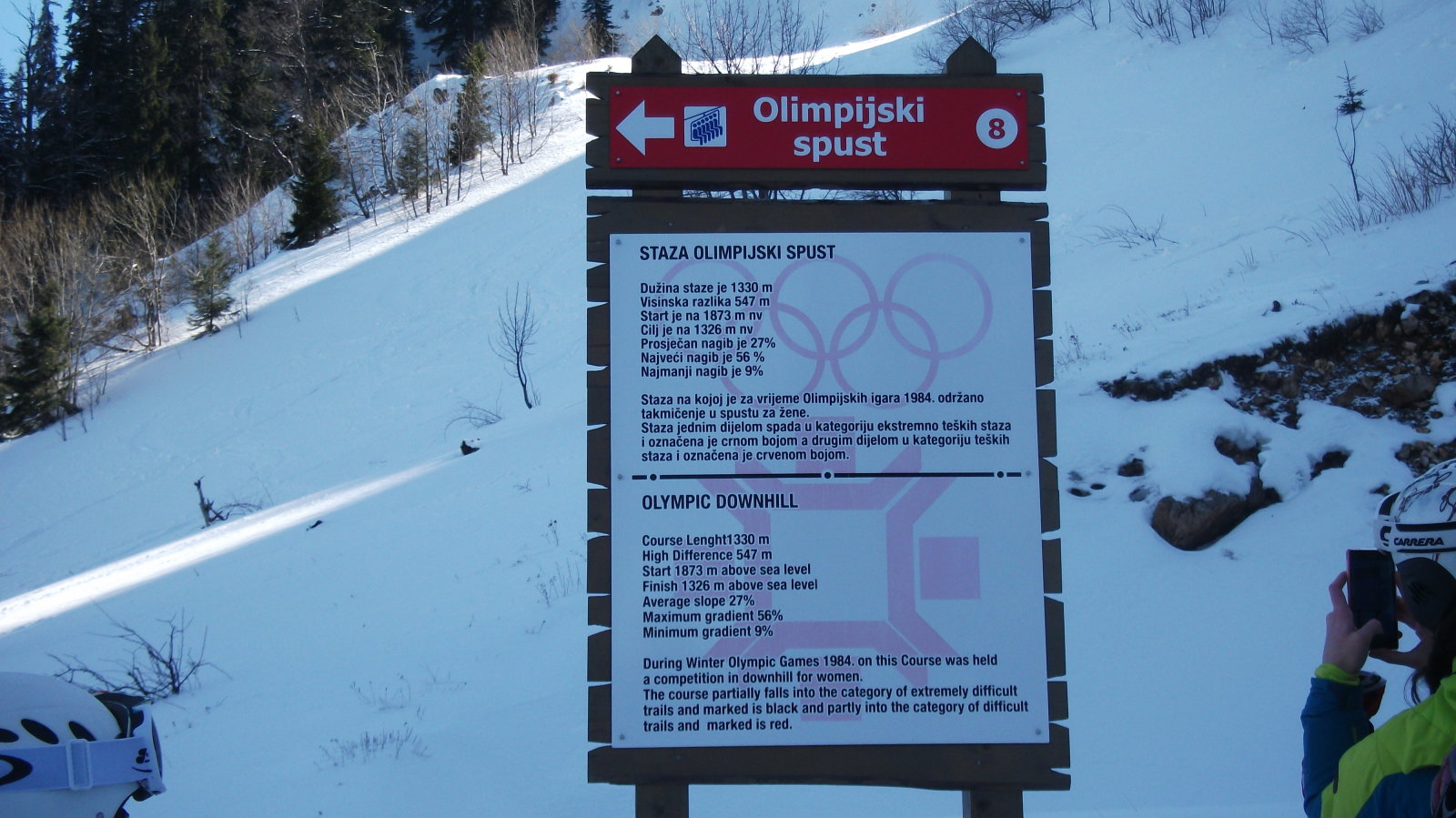 Olimpiai lesikló pálya (8-as)