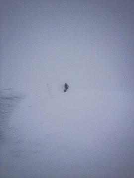 A viharos szélben nehéz a gyaloglás - Fotó: Marko (skywarn)