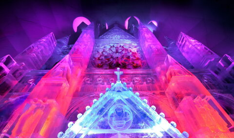 A jégkatedrális bejárata | Fotó: Marek Hajkovsky / Slovakia Travel