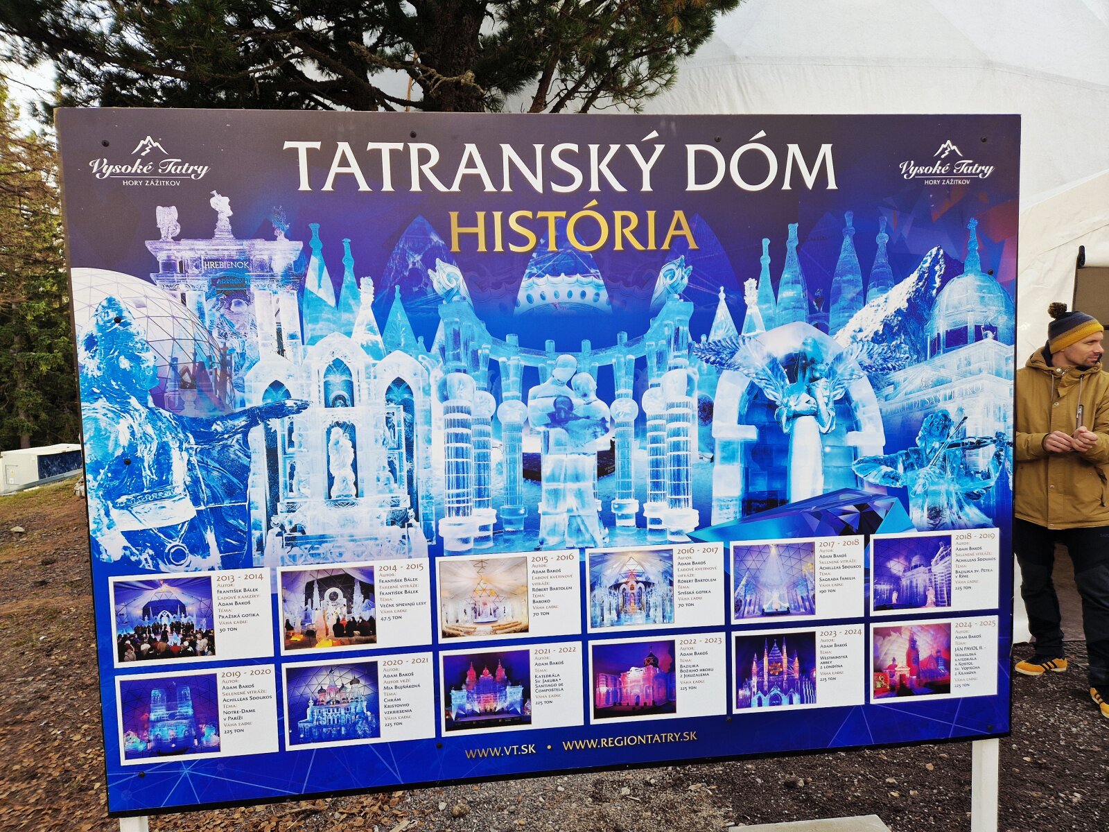 A tátrai jégdóm története: képeken az előző 12 év alkotásai