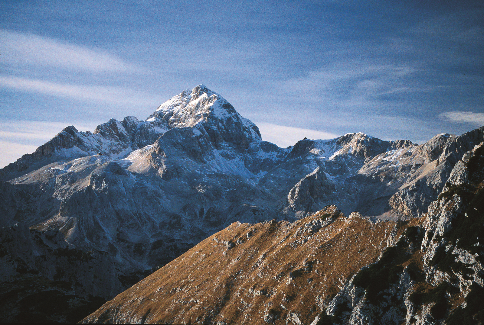 Triglav a Visevnikről, Júliai Alpok | Fotó: K. Kunaver