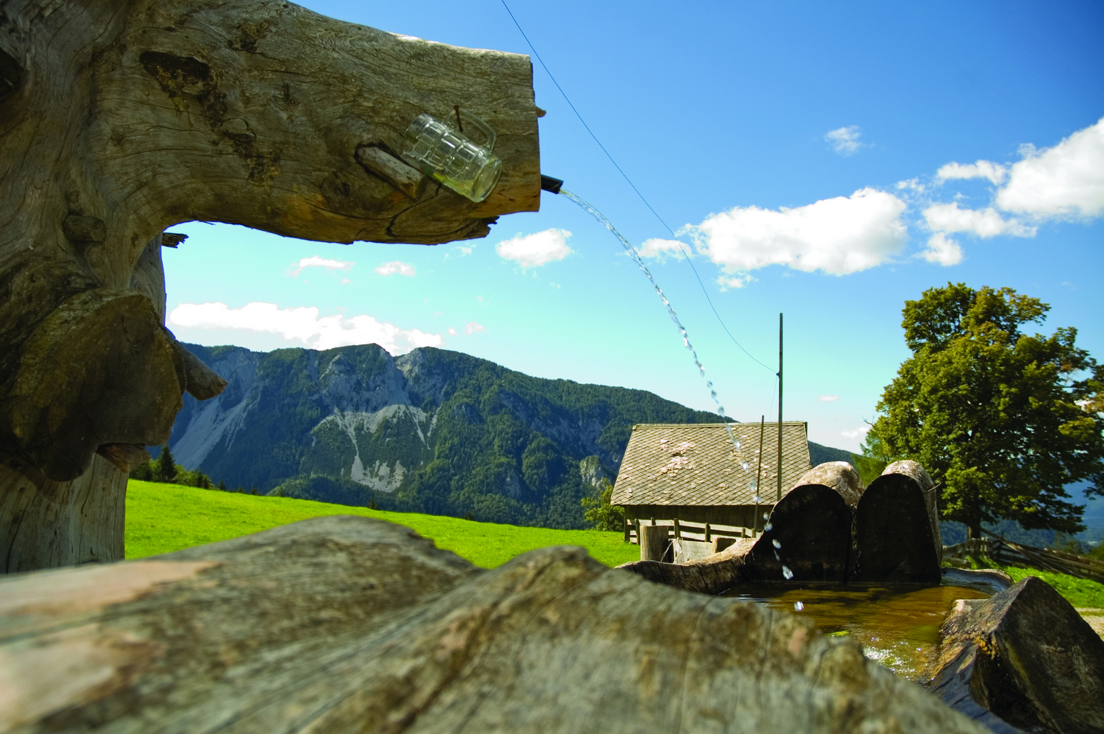 Idilli ivókút a Júliai Alpokban - Trzic | Fotó: Samo Pauser