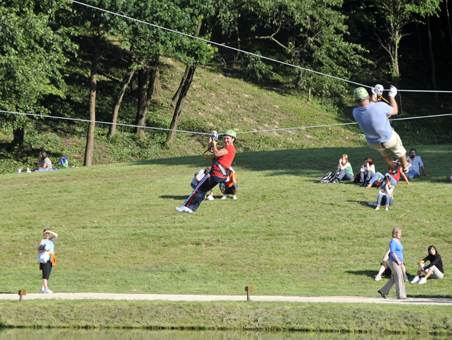 Csúszópálya a Sobri Jóska Bakonyi Kalandparkban