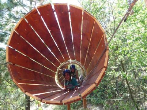 Kötélpálya a Serpa Kalandparkban