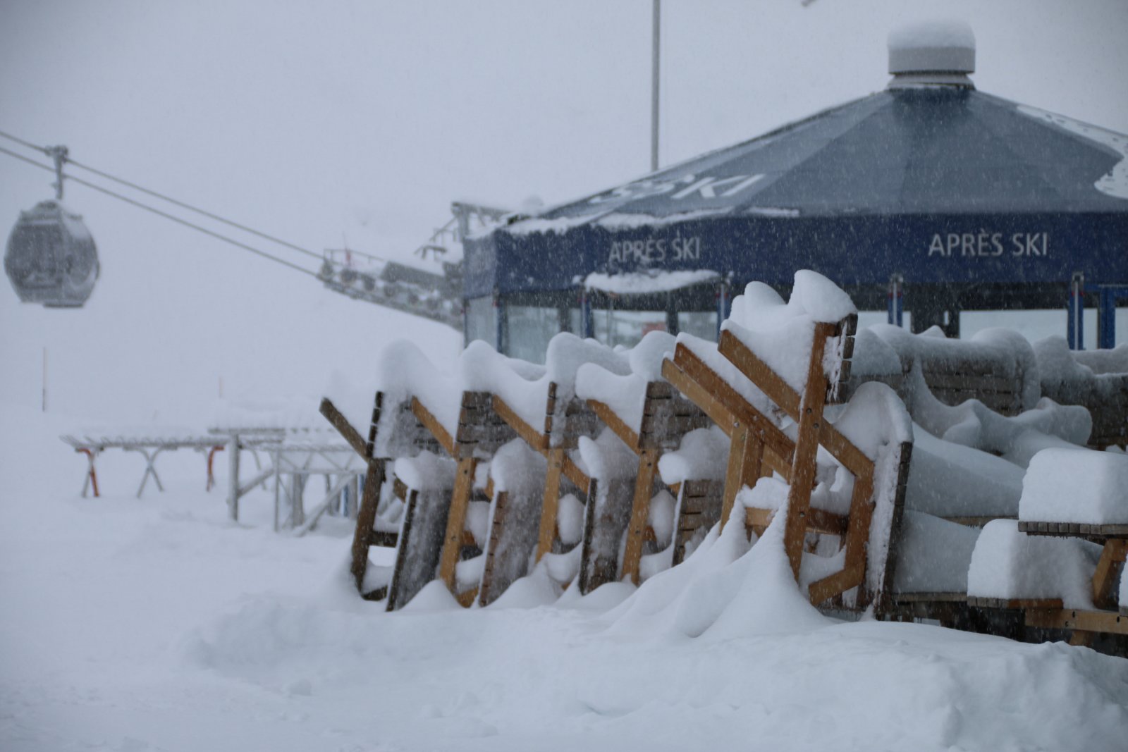 30-50 cm friss hó Kaprunban - Fotó: Stánicz Balázs
