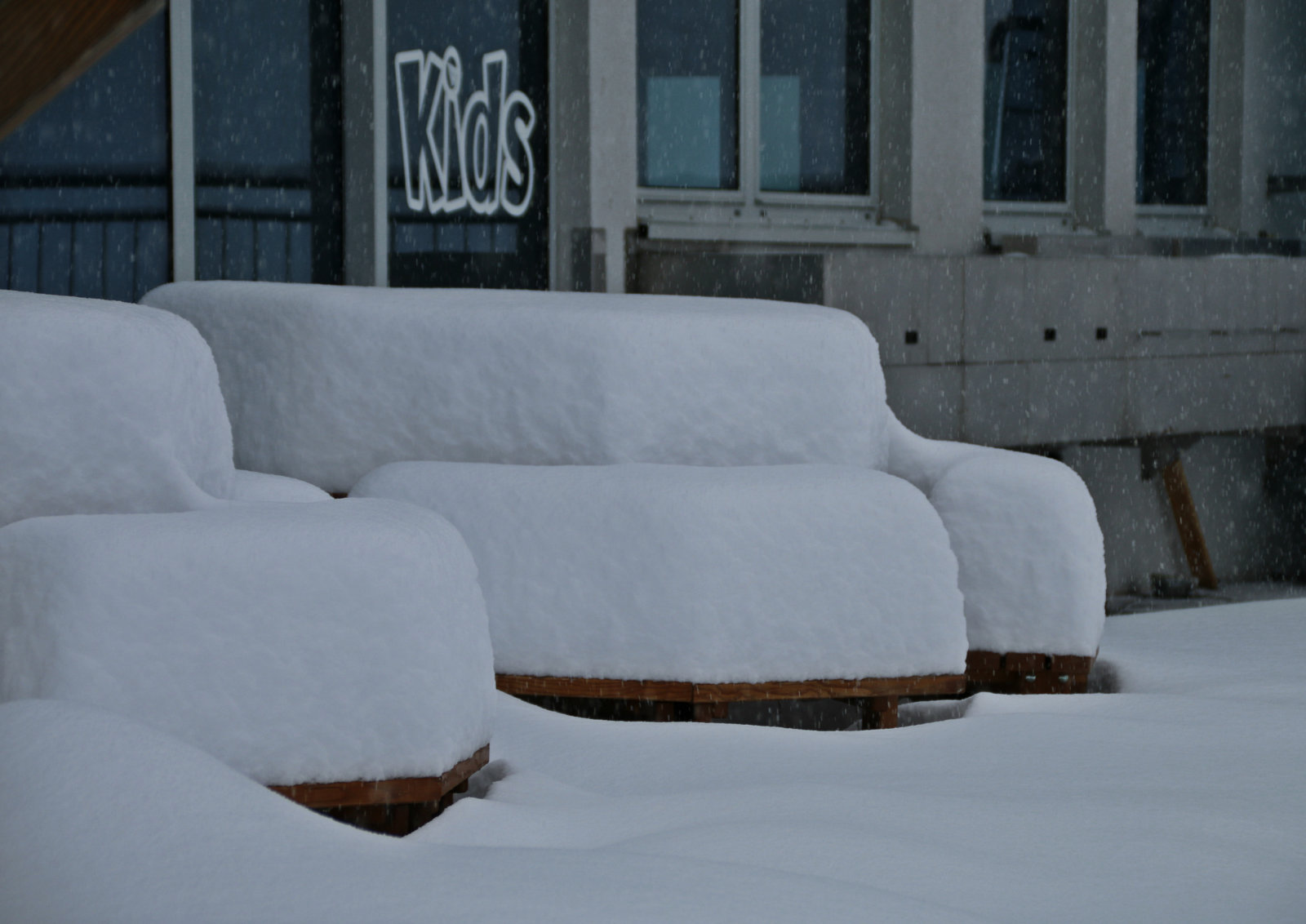 30-50 cm friss hó Kaprunban - Fotó: Stánicz Balázs