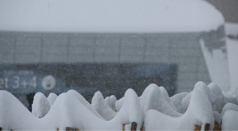 30-50 cm friss hó Kaprunban - Fotó: Stánicz Balázs