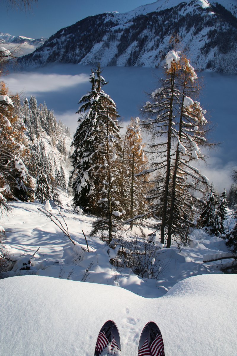Lesiklás a gleccserről Kaprunig Maiskogel érintésével - Fotó: Stánicz Balázs