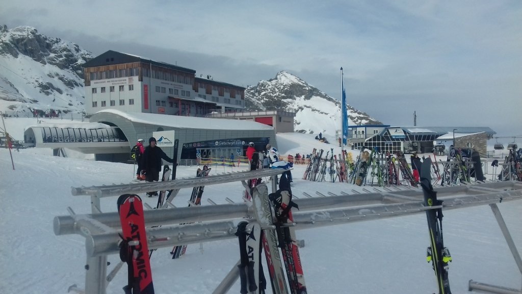 Kitzseinhorn. A lécek már várnak. Indulás!