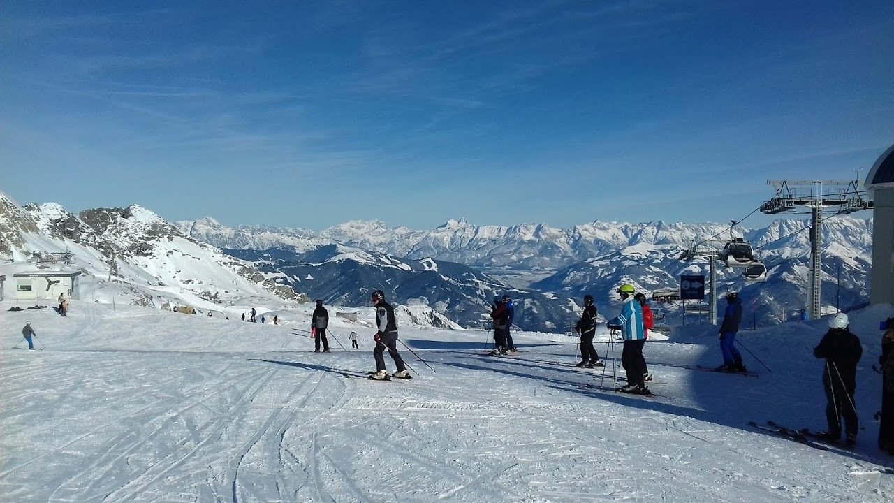 Kitzseinhorn, itt -13 fok, de süt le ránk a nap.Csodás!