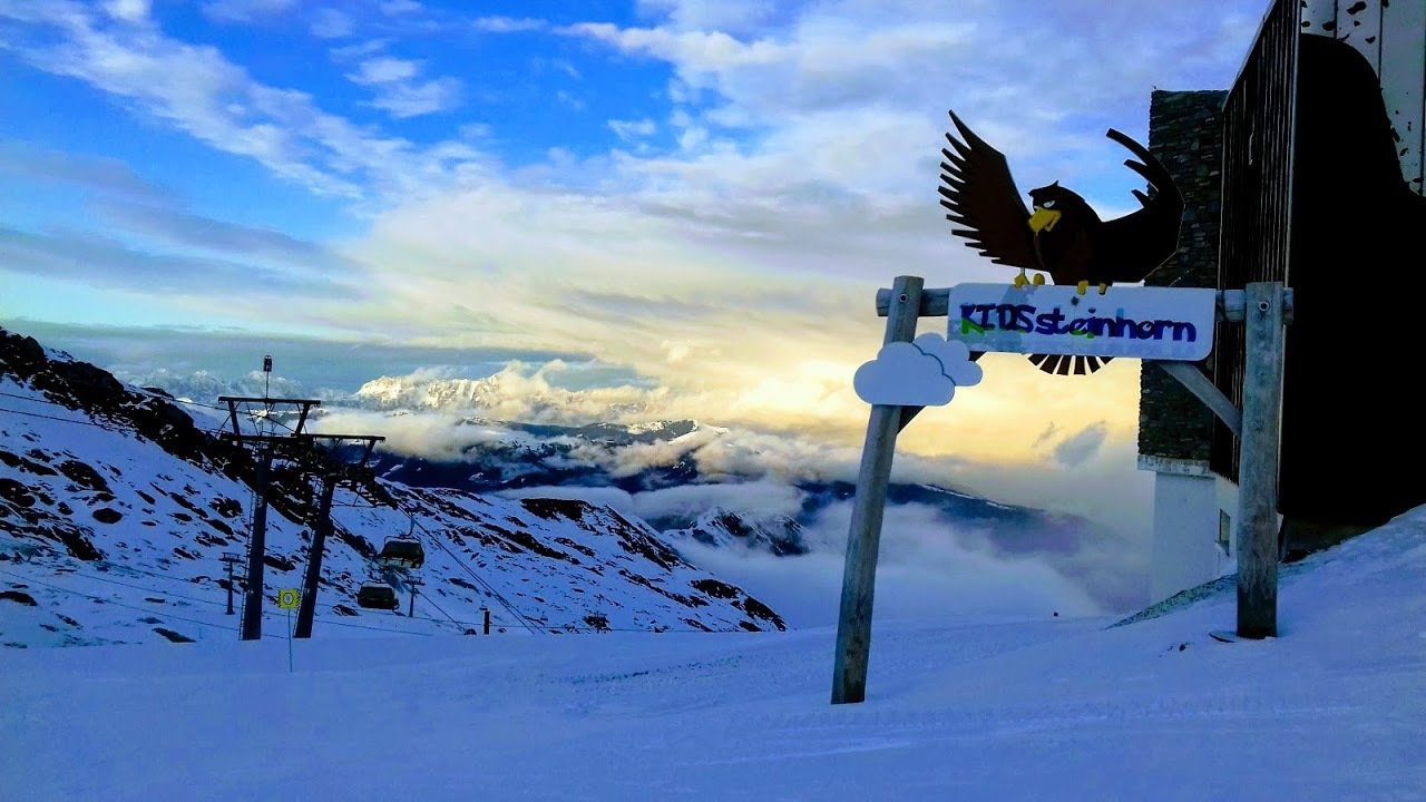 Kitzsteinhorn, naplemente.