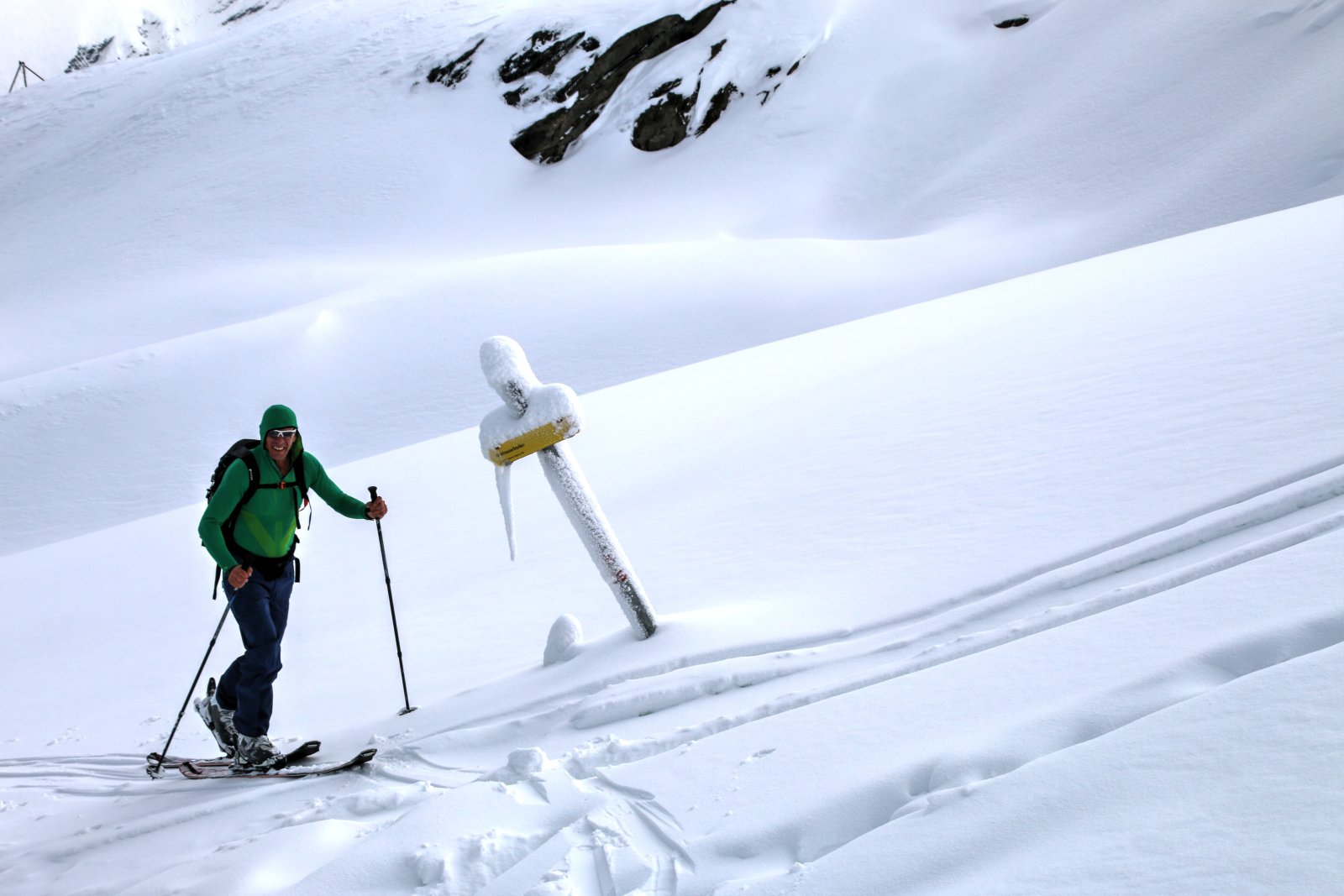 A sítúrázók már a múlt héten birtokukba vették a gleccsert - Fotó: Stánicz Balázs