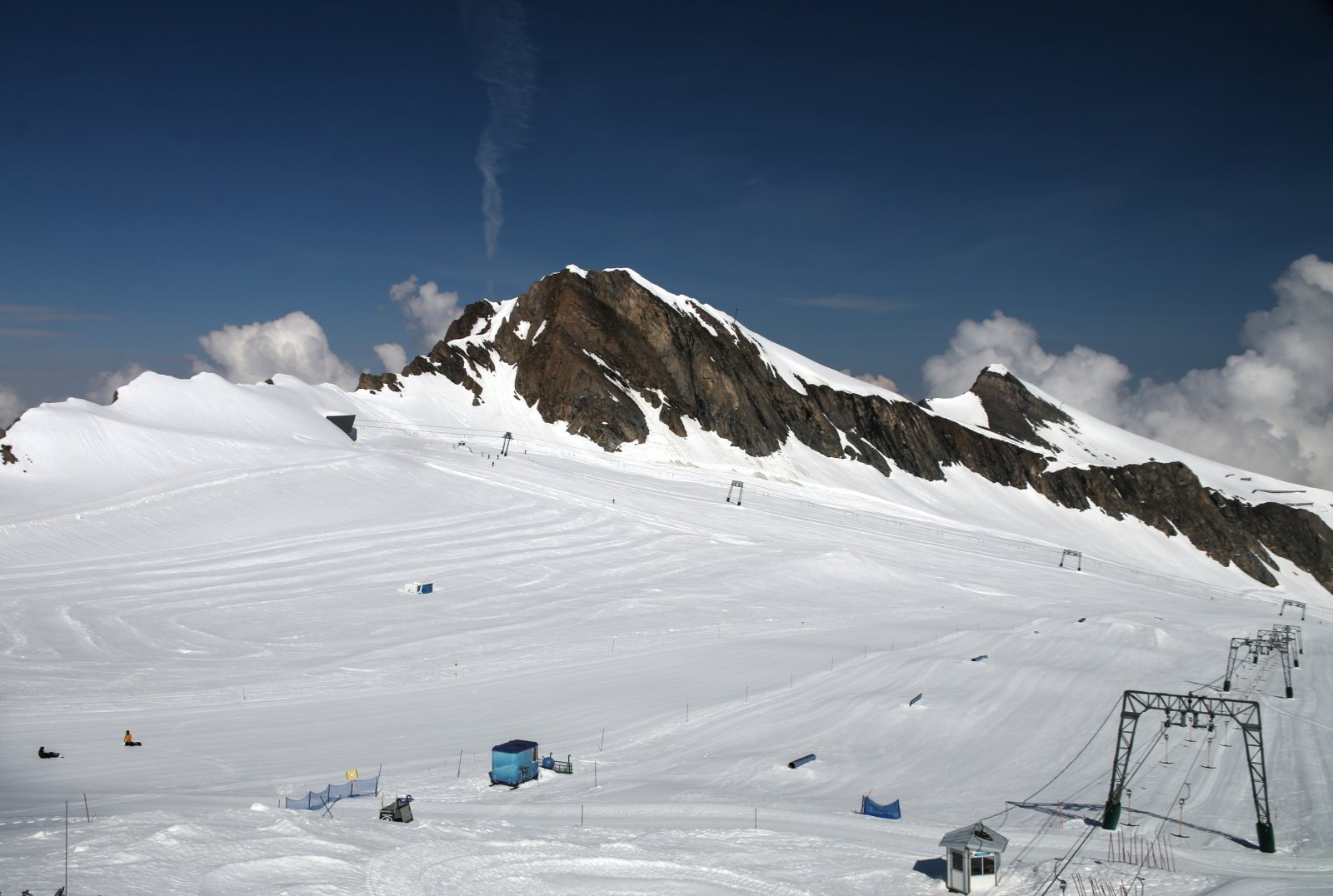 Kilátás a Gletscherjet 4 felső állomásától