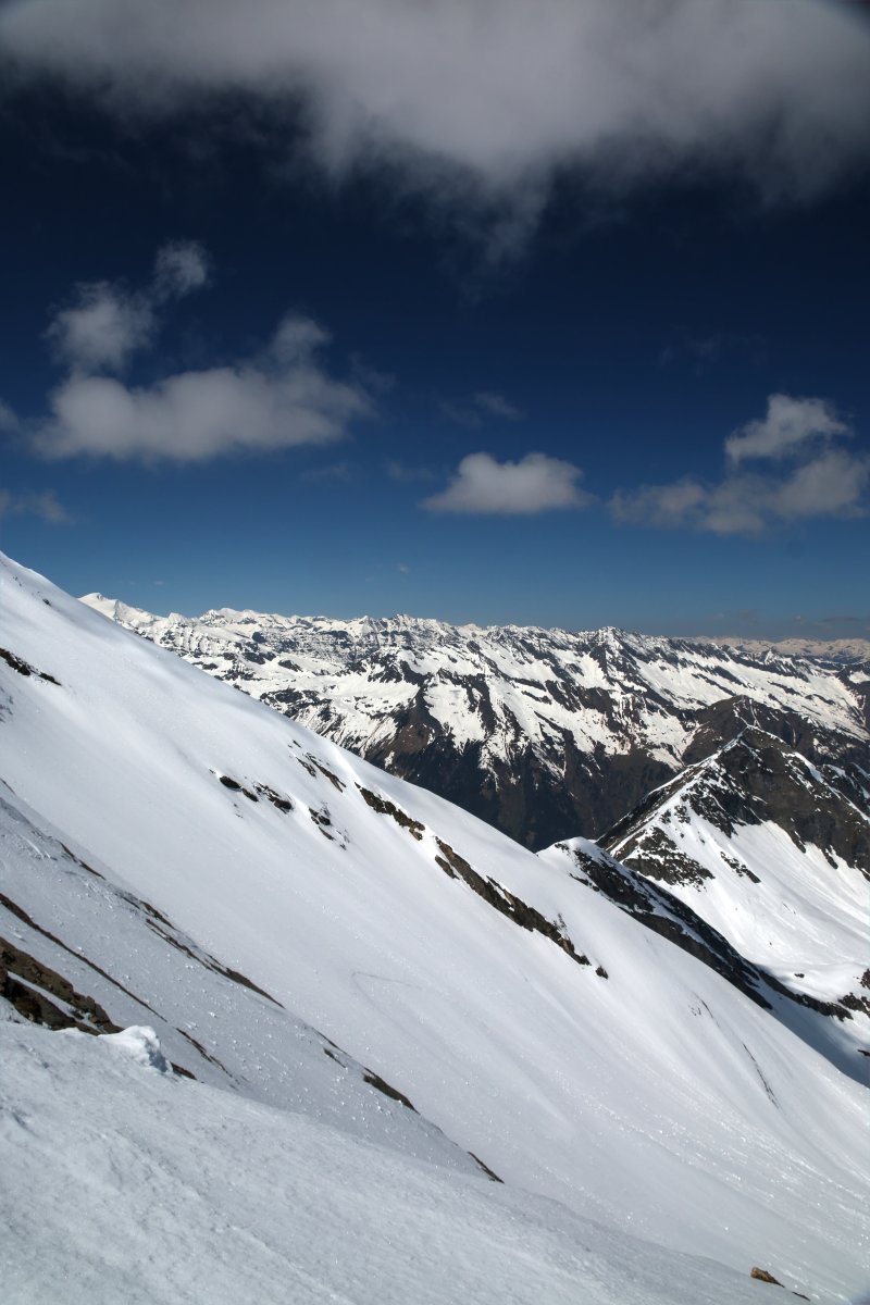 Kaprun túloldala, ez az igazi freeride mekka