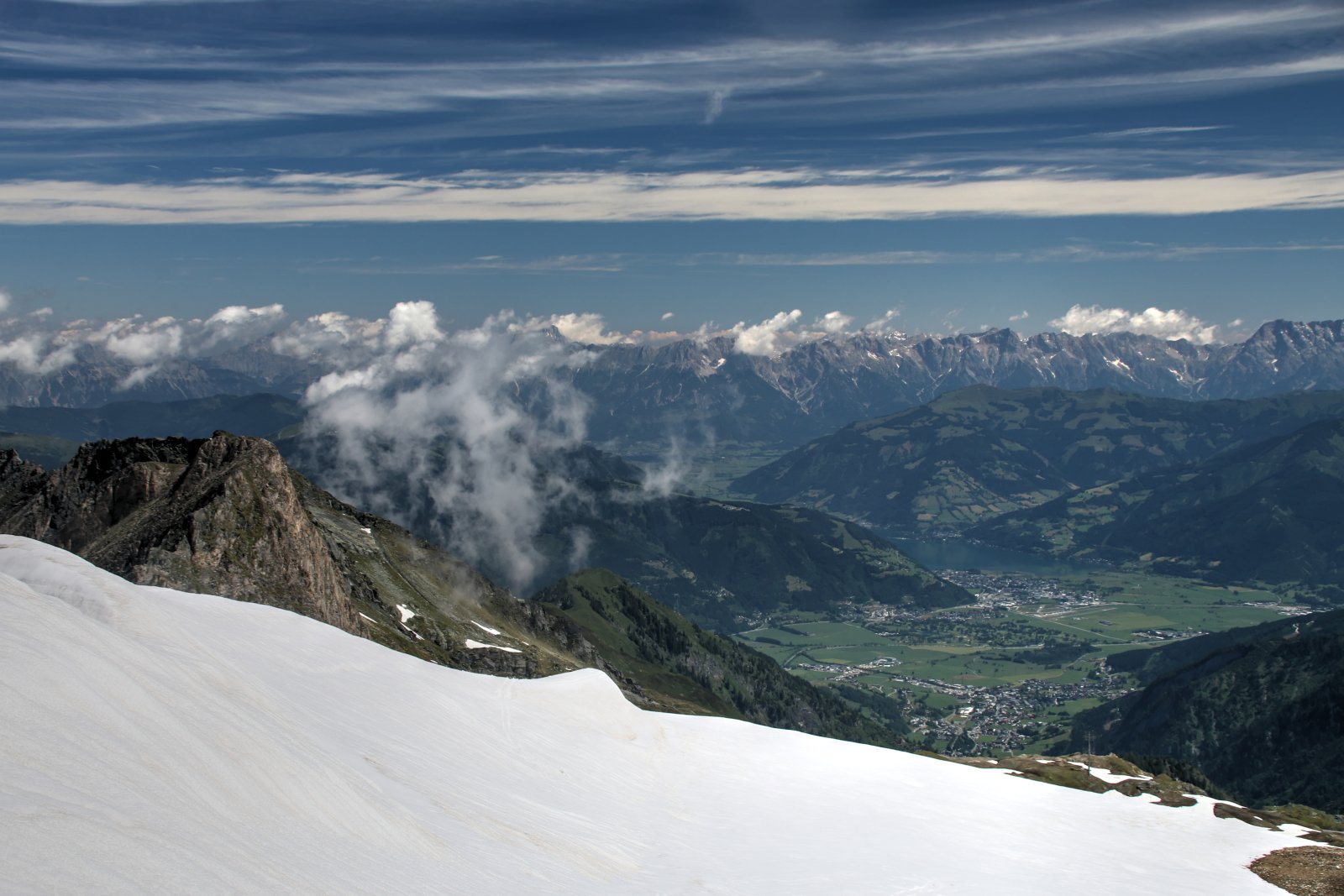 Panoráma a Schmiedinger Schartétól