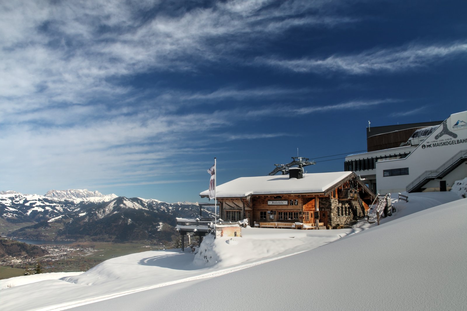 Saurkarloch hütte 1500 méteren.