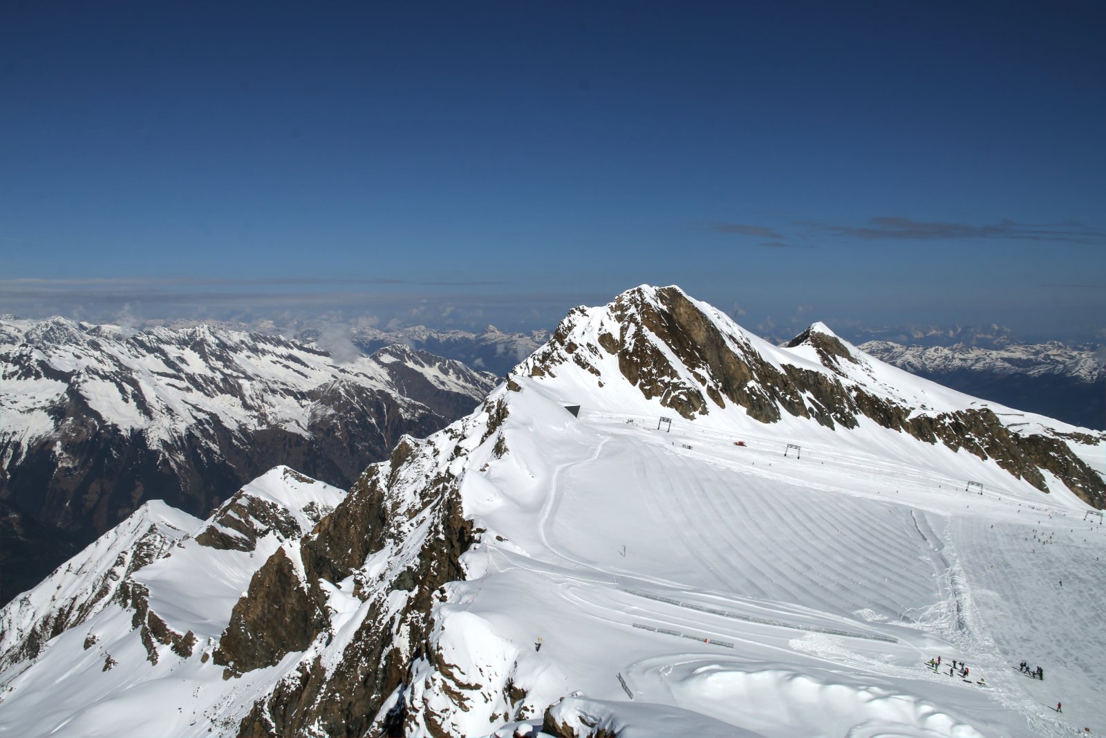 A gleccser felsőr része