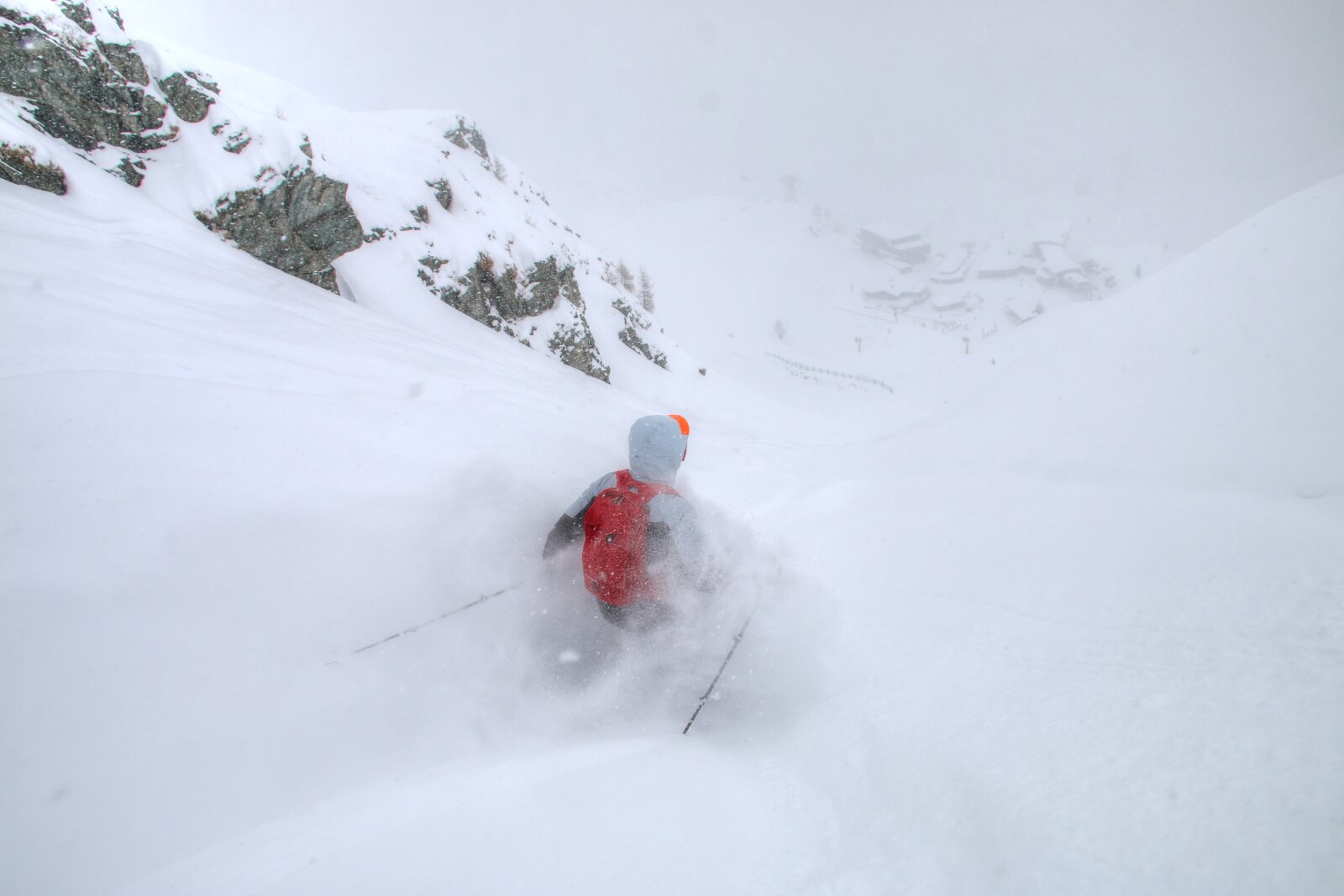 Ilyen hóviszonyok vannak jelenleg a magasabb osztrák síterepeken, a képen Kaprun - Fotó: Stánicz Balázs (Stani)