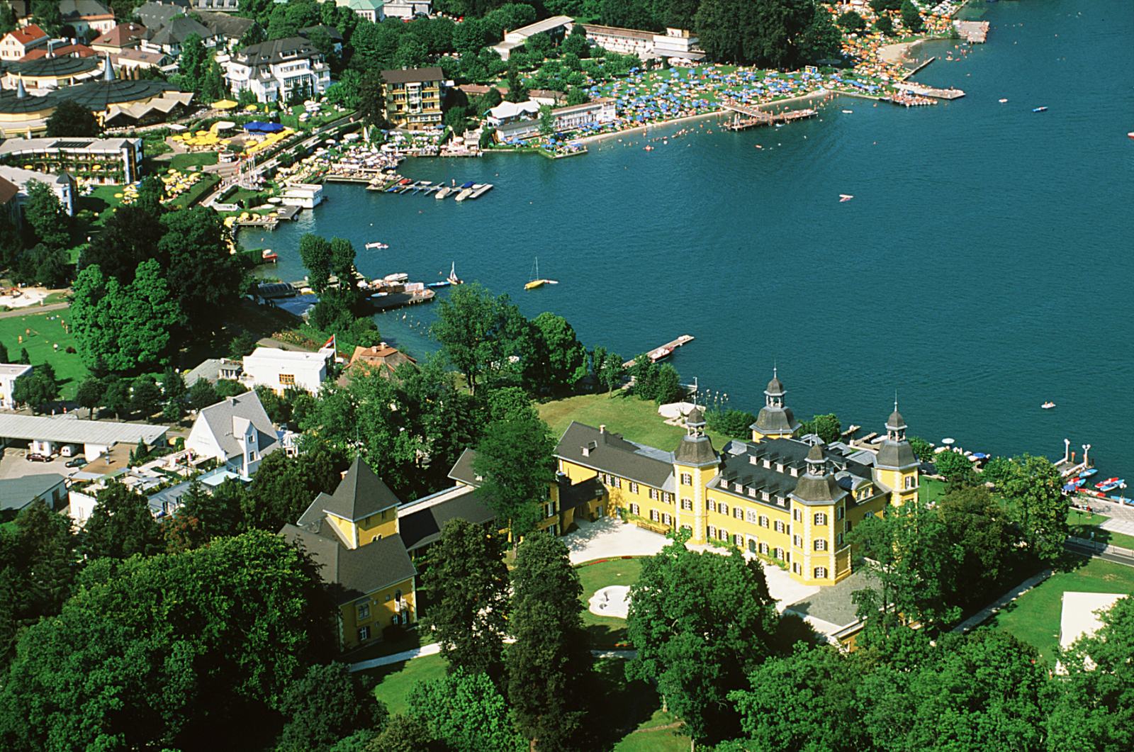 Velden madártávlatból, Wörthi-tó