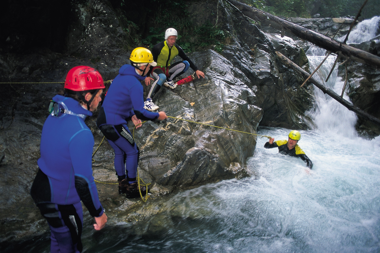 Schluchting, kanyoning avagy szurdoktúra