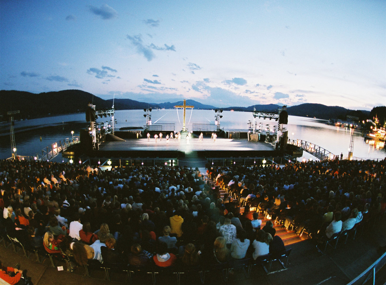 Spartacus előadás a klagenfurti szabadtéri színpadon