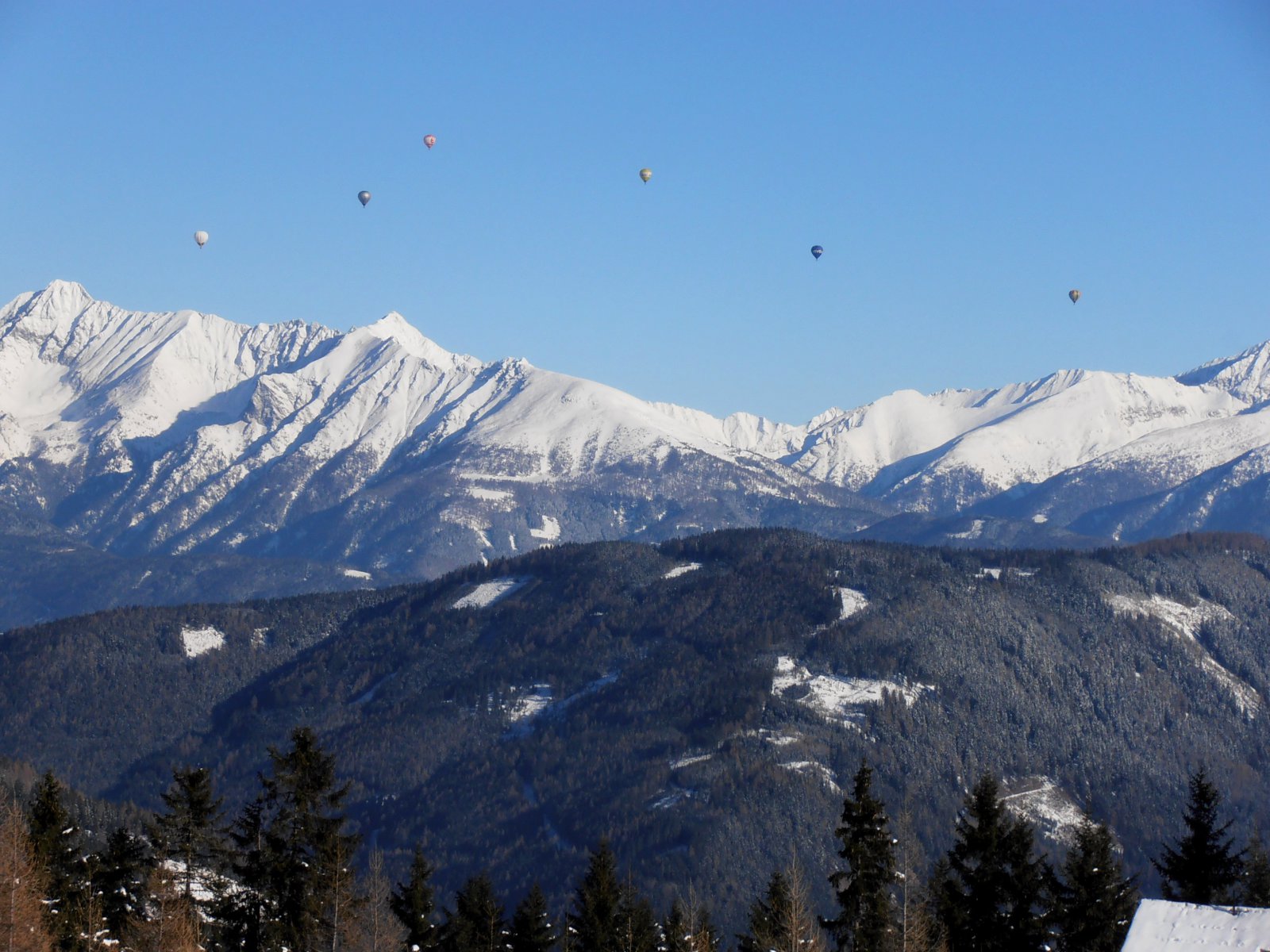 Léggömbök Lungau felett