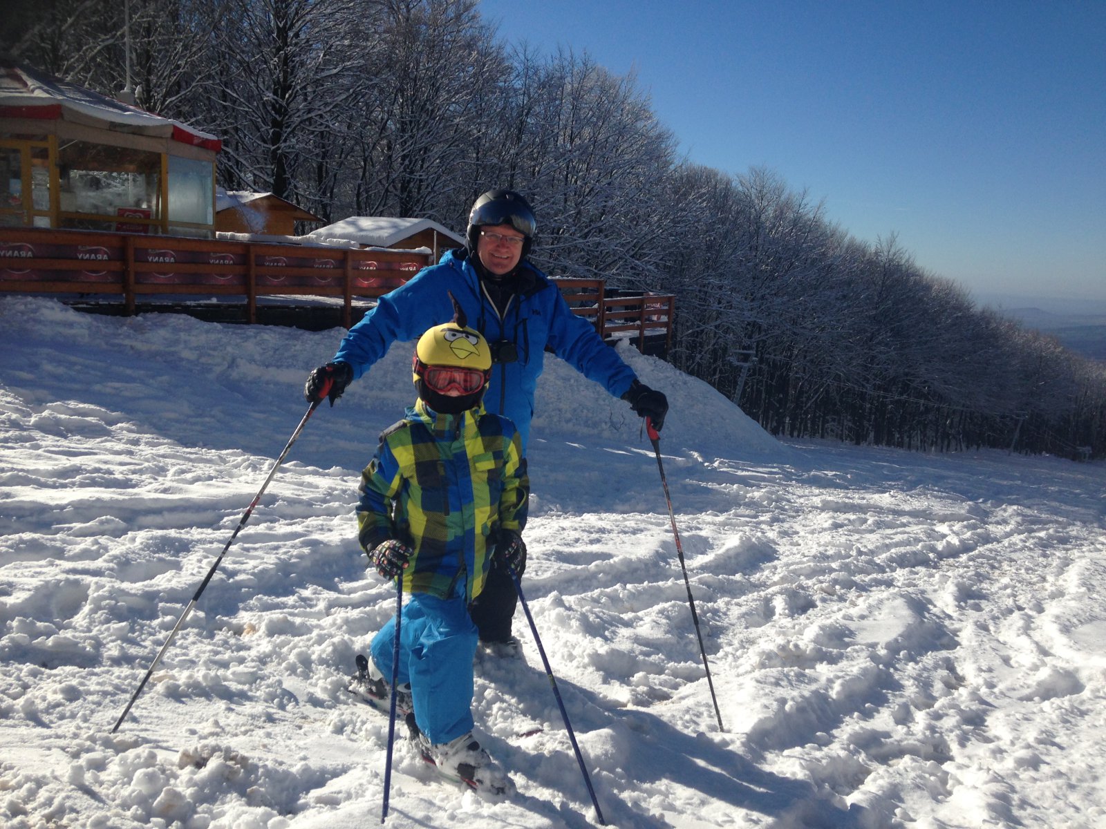 Sok hó, süt a nap és fagy!