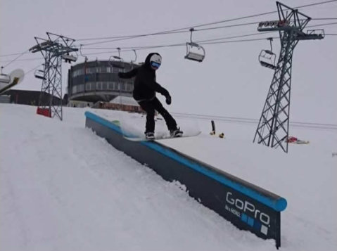 Fricz Botond -  Európa-kupa, a davosi big air futamon