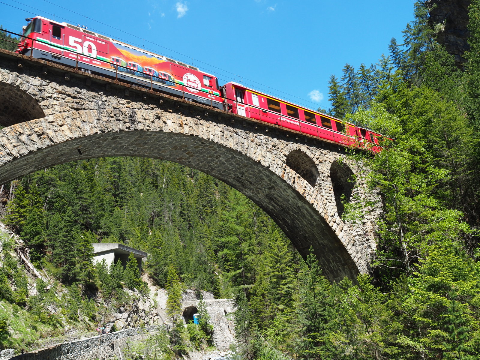 Viadukt Rhätische Bahnal
