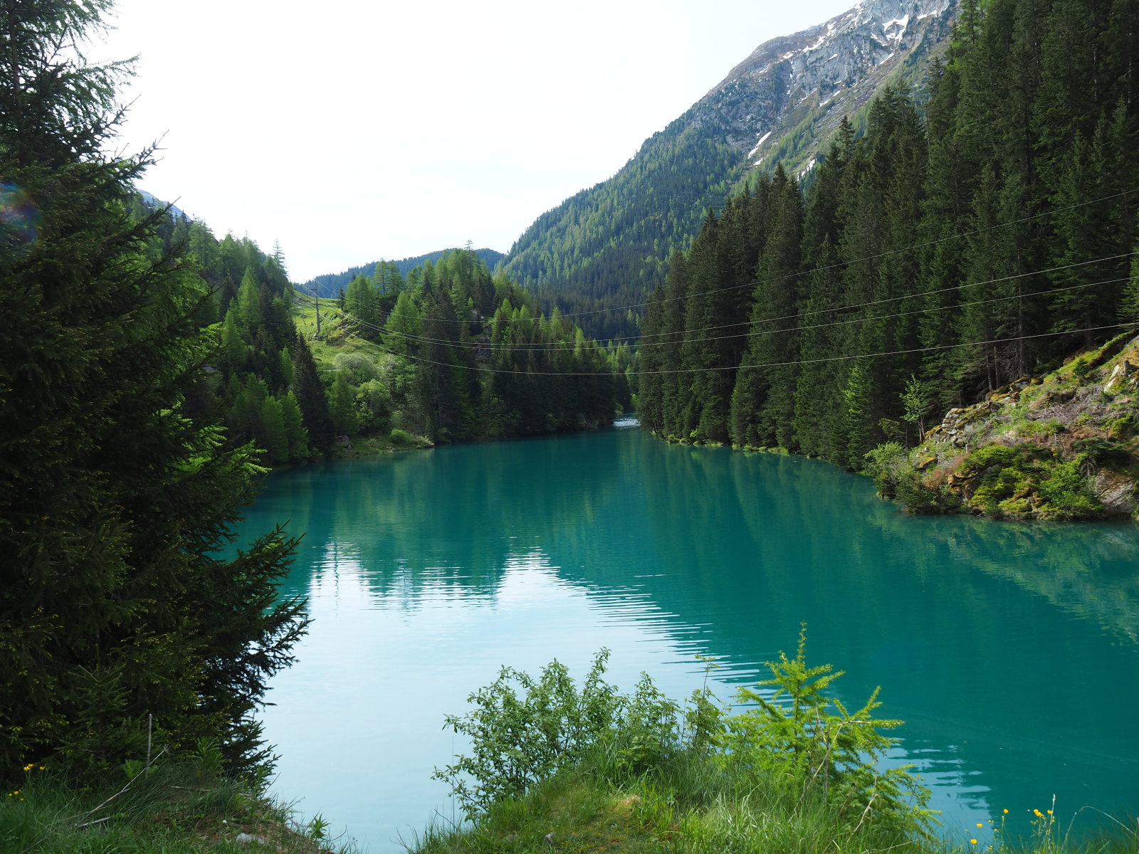 Vízgyűjtő gát Innerferrera környékén