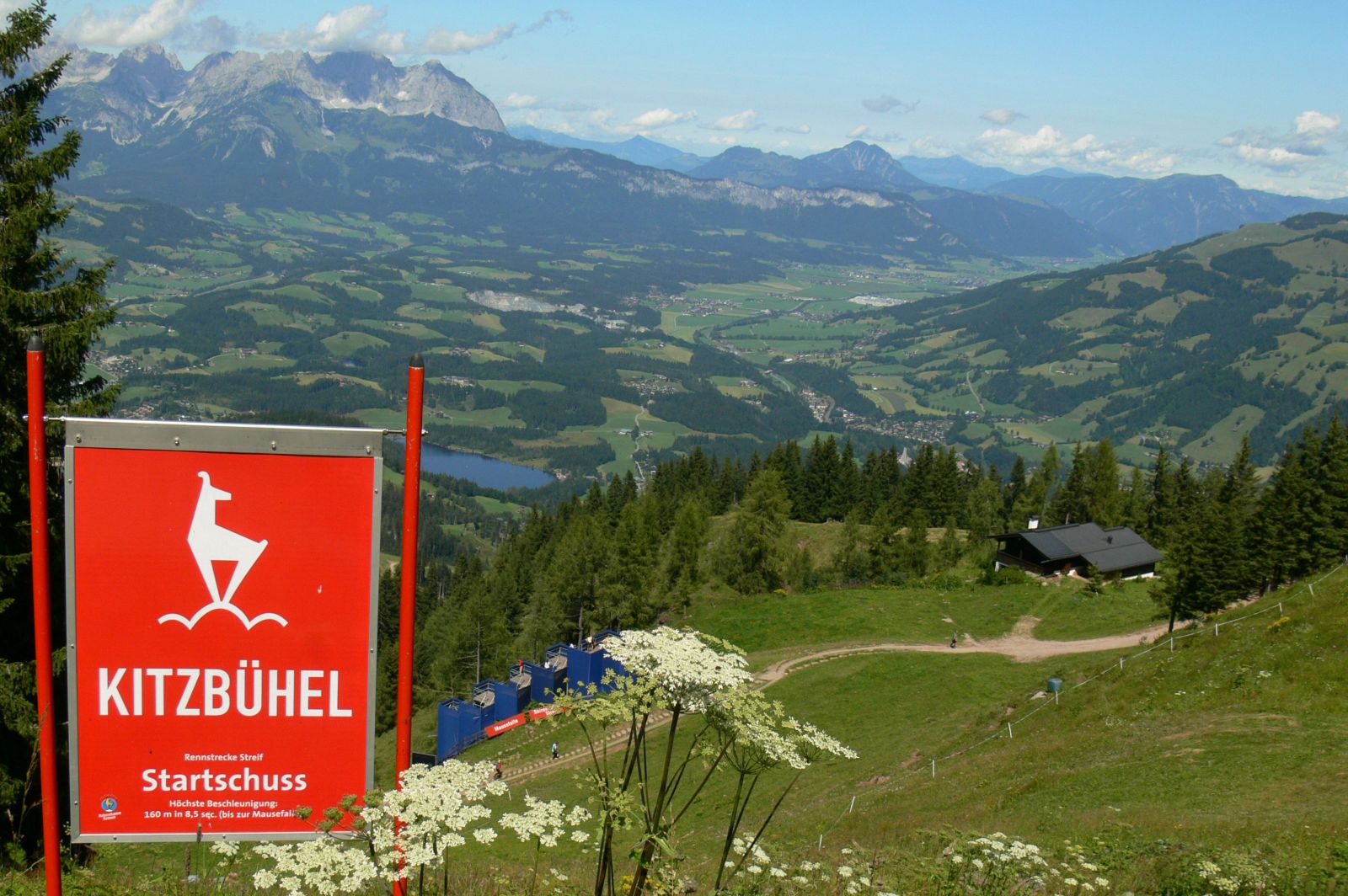 A Hahnenkamm tetején