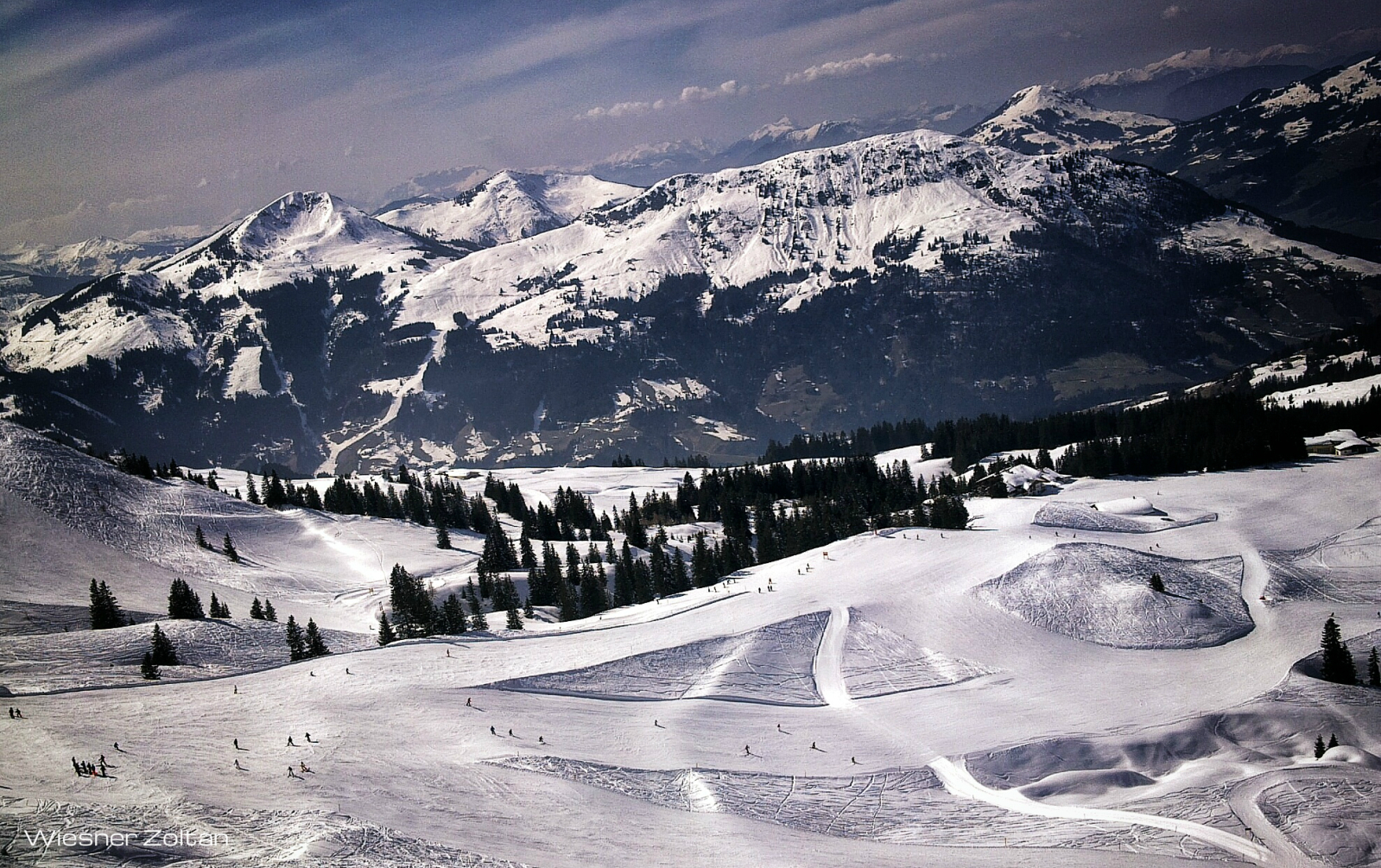 16-os pályák alsó szakasza, légifelvétel