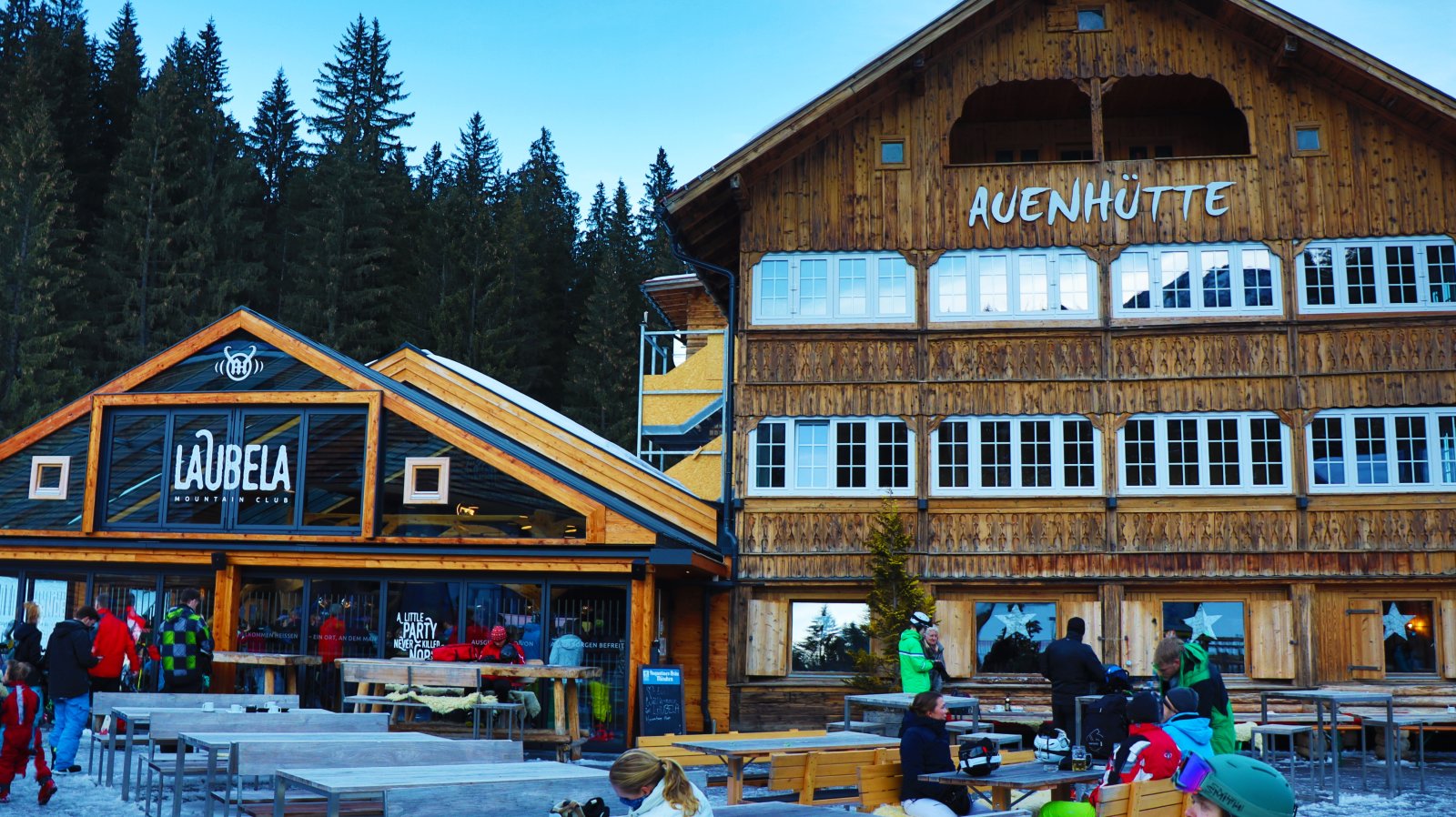 Hütte az Ifen lábánál