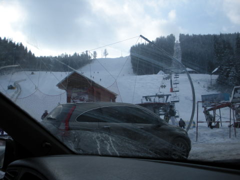 A síterepre megérkezve az első pálya a bal oldalon (1A és 1C)