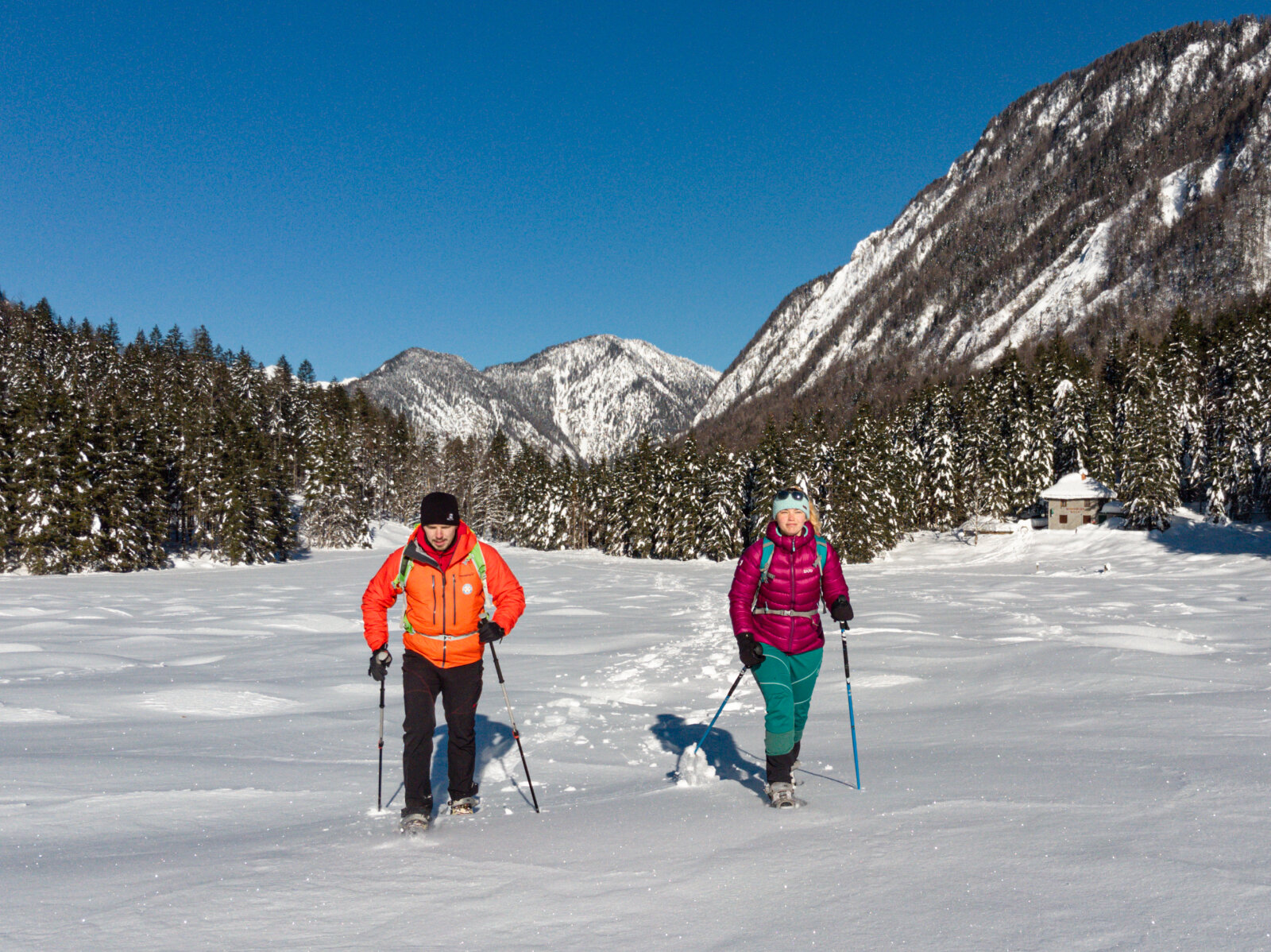Hótalpazás Kranjska Gore környékén | Fotó: Matej Vrauni