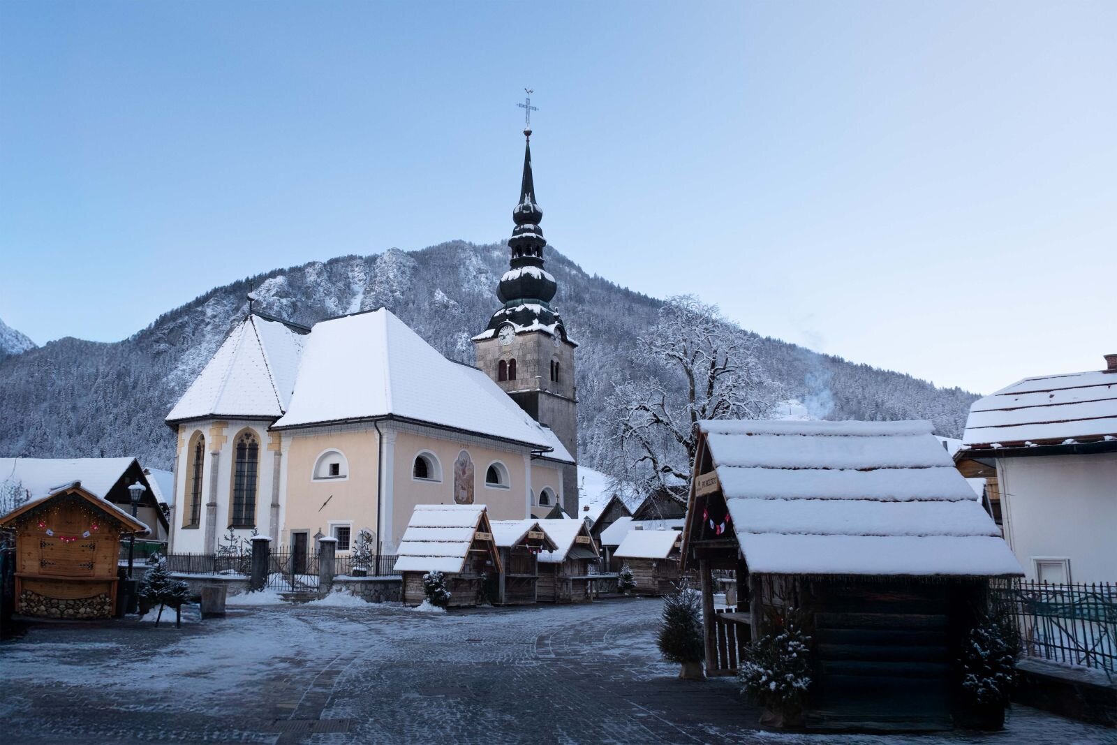 Alpesi falu | Fotó: Gasper Skorja